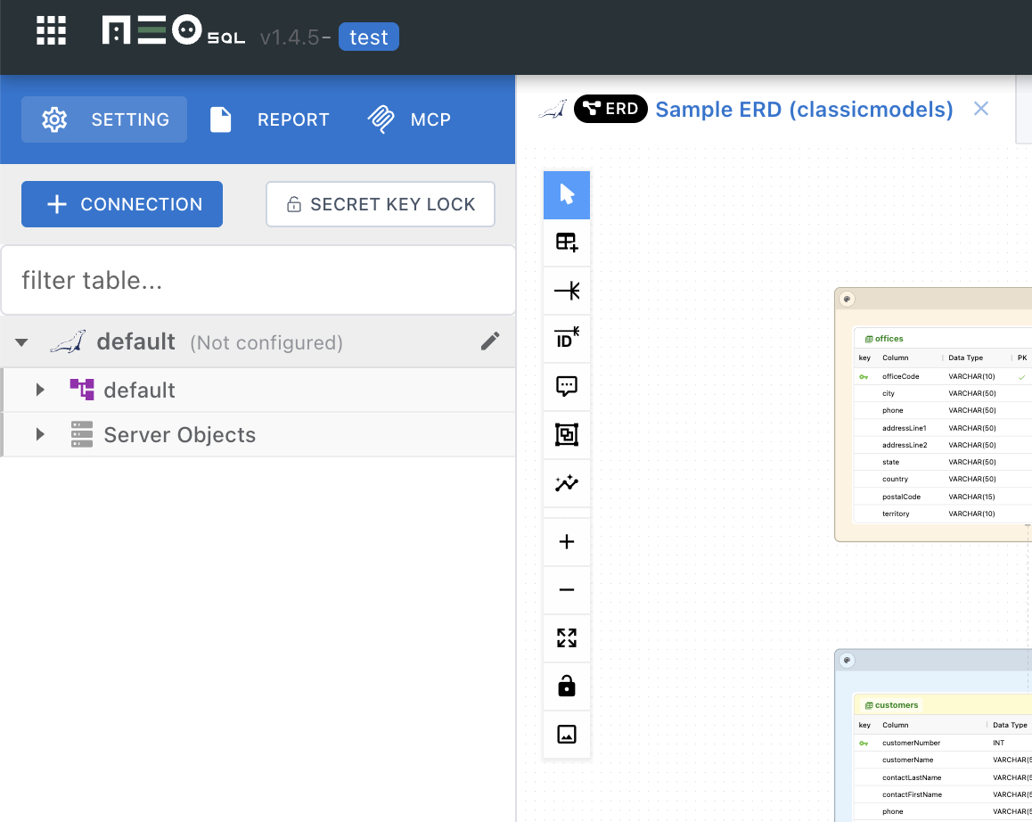 Open Settings from inside the Project