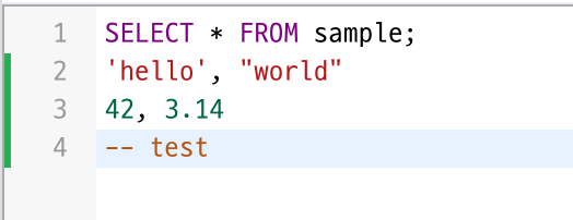 Syntax Highlighting