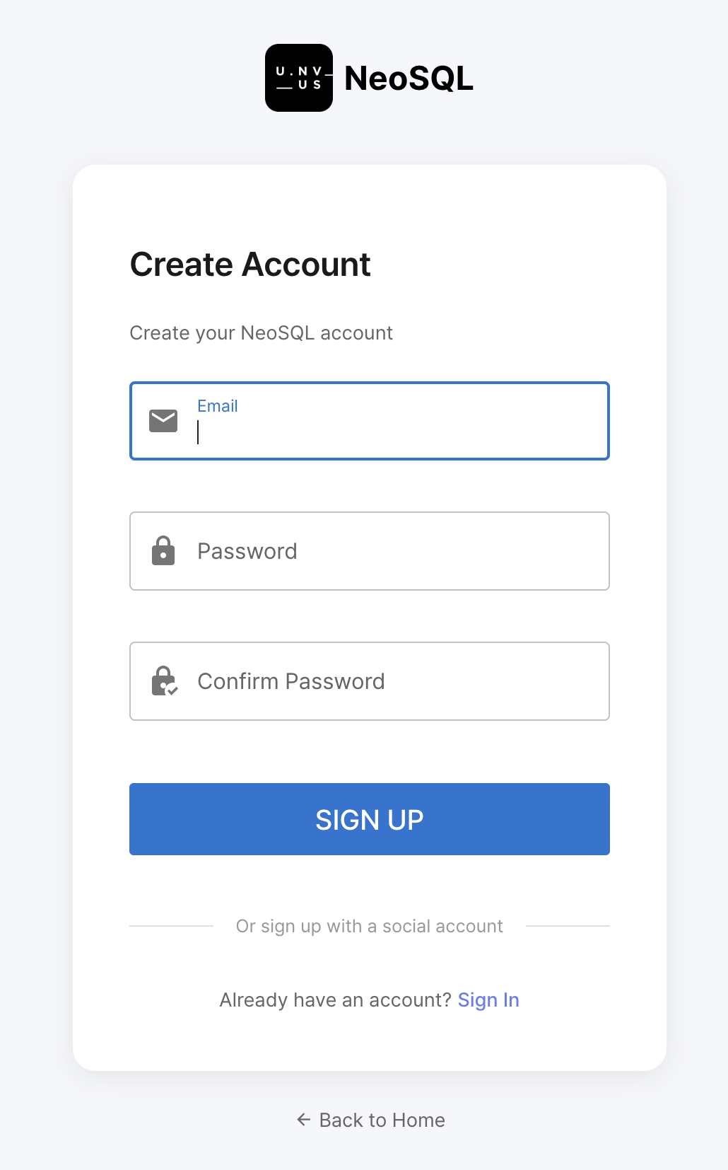 Enter Information