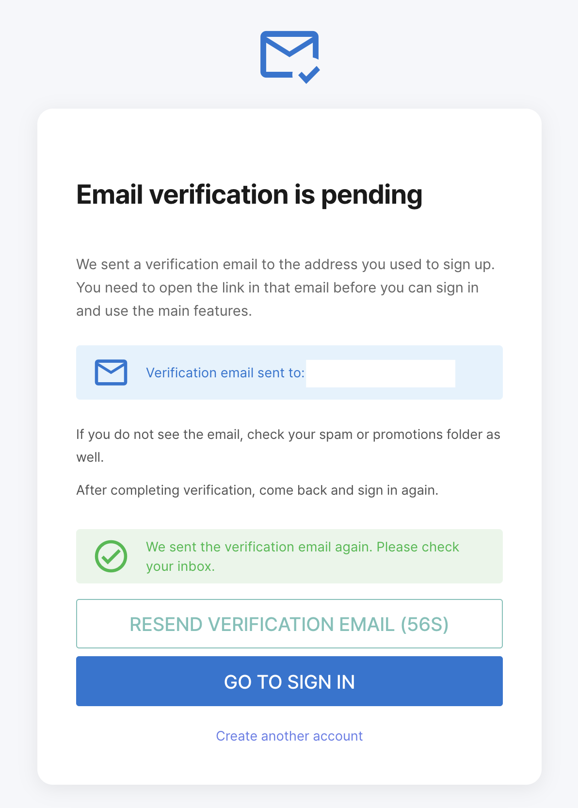 Resend Verification Email