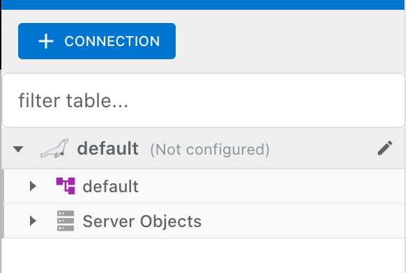 Click Add Connection Button