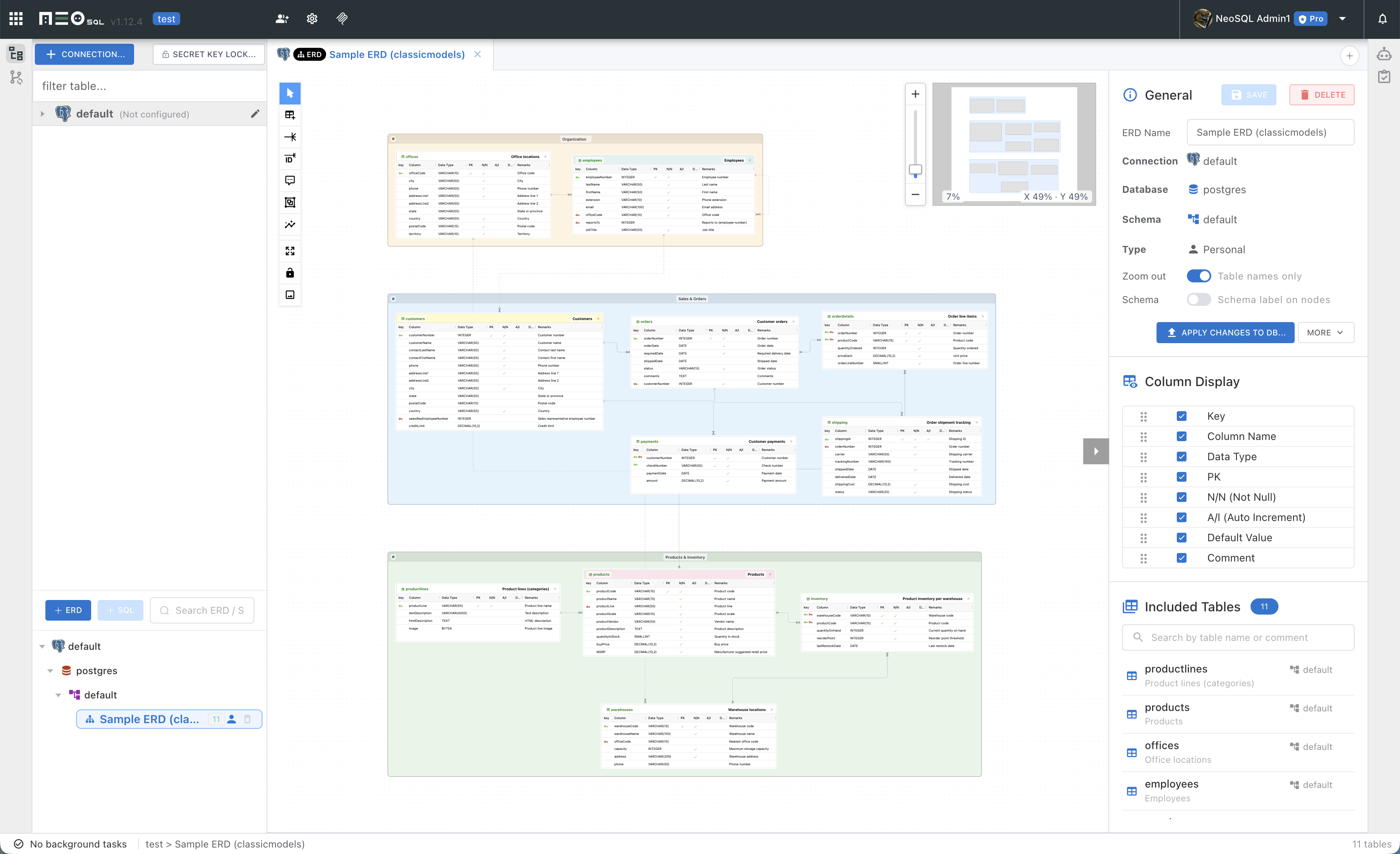 Sample ERD option